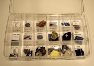 A collection of minerals and metals that are Earth abundant or rare