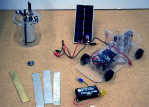 Galvanic cell, fuel cell car, batteries and more