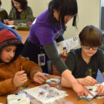 , Washington Middle School students learn about light at the UW